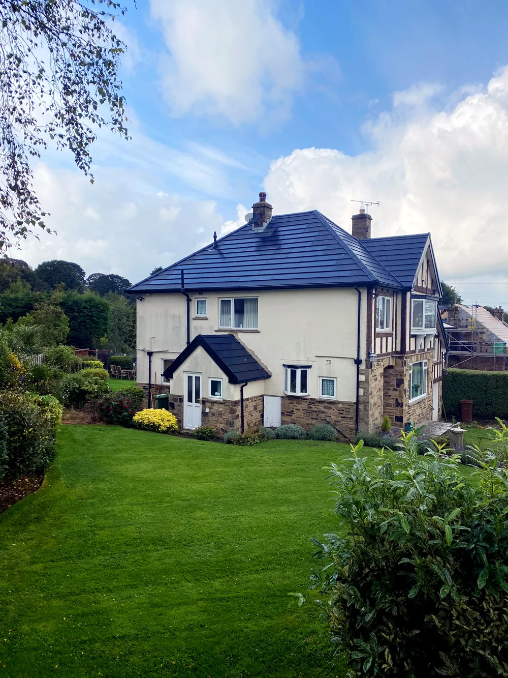 The detached Bramhope home and its integrated solar roof