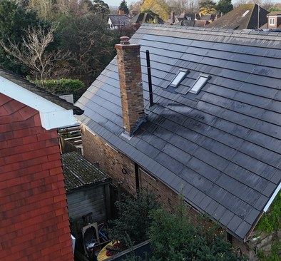 Elm Avenue, Watford solar tiles detail