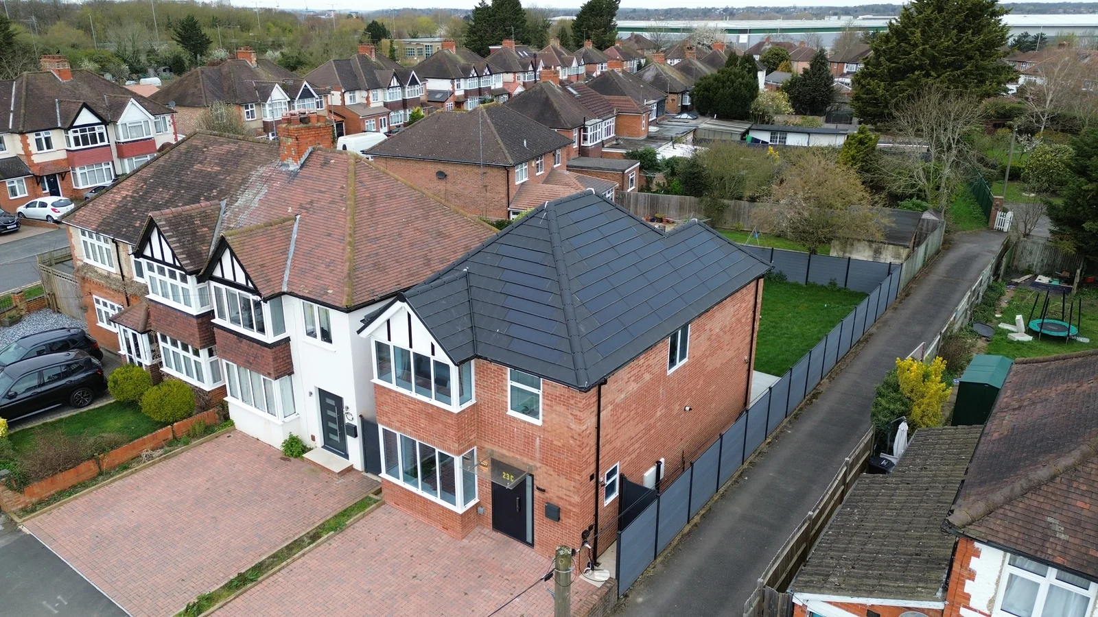 The Erleigh Court Gardens home and integrated SolarTyle roof