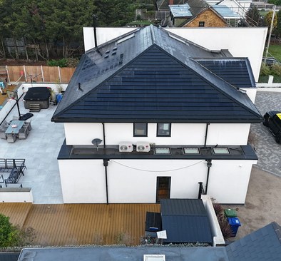 High Road, Fobbing solar tiles detail