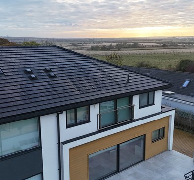 High Road, Fobbing integrated solar roof detail
