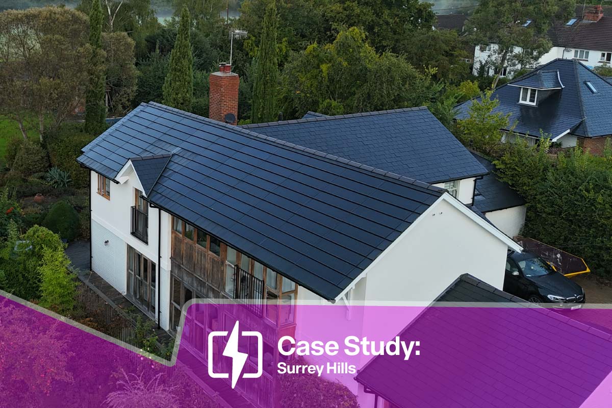 Solartyle Integrated Solar Roof Installation in Surrey Hills