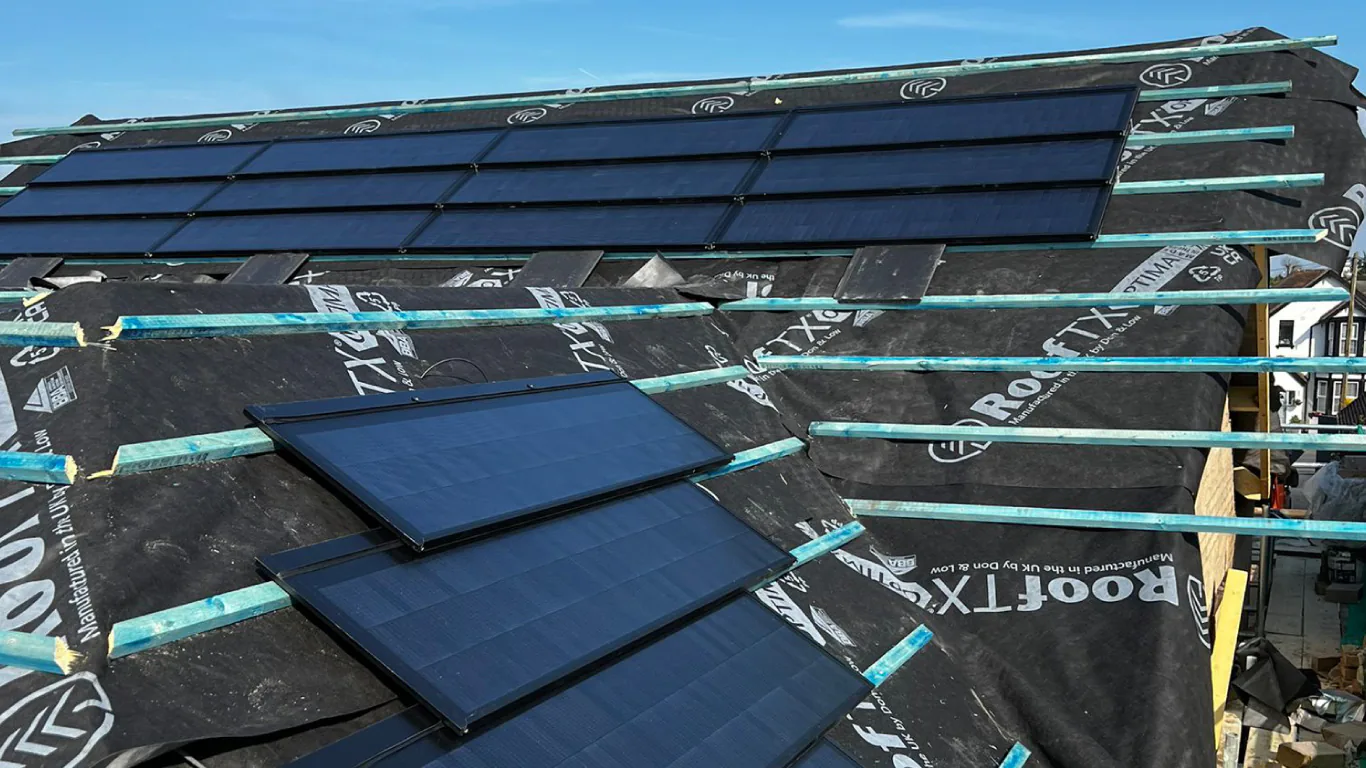 Roof Replacement with Solar Tiles