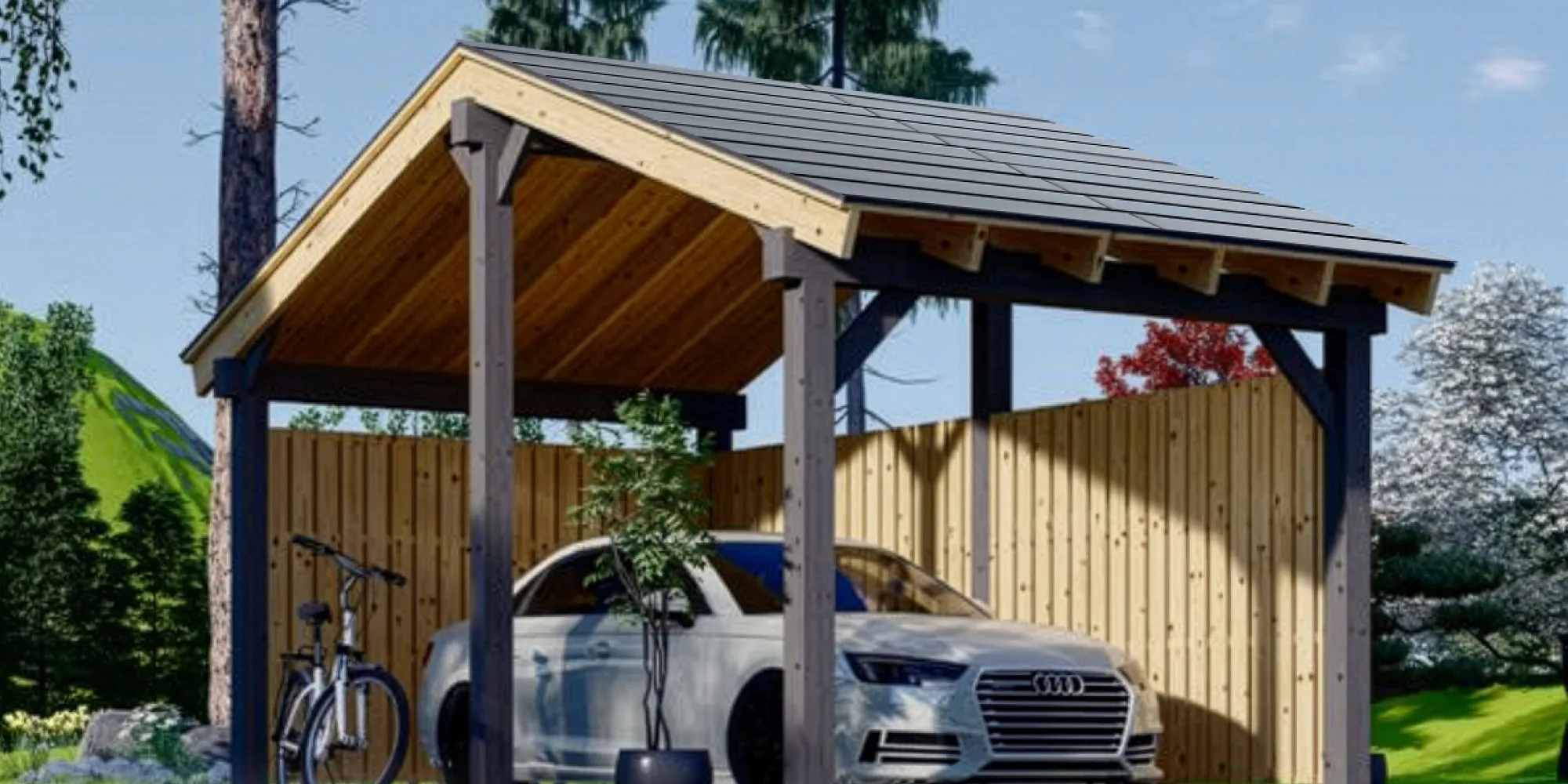 SolarPort integrated solar tile roof structure detail